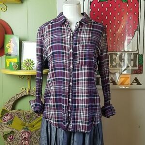 Nordstrom BP ⭐ Plaid Long Sleeve Shirt L